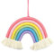 JJQHYC Regenbogen Wandteppich Süße Deko Makramee Regenbogen Wandbehang für Schlafzimmer Und Kinderzimmer Dekoration