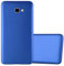 Cadorabo Hülle kompatibel mit Samsung Galaxy J4 Plus Schutzhülle TPU Silikon Case Metallic Design Slim Kratzfest Weiche Gummi mit Rundumschutz Case Hülle für Galaxy J4 Plus in Blau