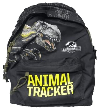 Jurassic World S300448 Mochila, Negro, Zaino Asilo Niños