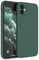 Mixroom - Cover Custodia Case per iPhone 12 Mini Protezione Copre Fotocamera in Silicone TPU Opaco con Bordi Piatti Colore Verde Foglia