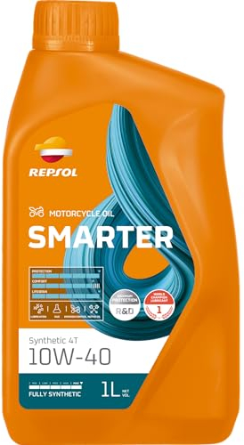 REPSOL Aceite Lubricante de Motor Repsol Smarter Synthetic 4T 10W-40 1 Litro