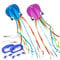 DWLIFE Octopus Large Rainbow Mollusc Kite for Kids and Adults with Long Colorful Tail and Kite String - Outdoor Toys for Beach Trips (Blue & Purple)