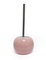 douceur d'intérieur, Brosse WC (Diamètre 15.8 x 37 cm) Bullea Rose Poudre, Céramique