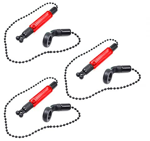 DONGKER Karpfenangeln Swinger, 3pcs Angeln Bissanzeiger, Tragbare Karpfen Angelausrüstung Swinger für Damen Herren Anfänger Karpfen Angelln