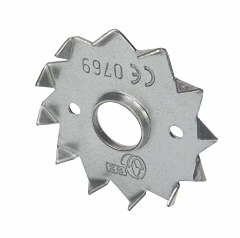 Einpressdübel Scheibendübel Holzverbinder Dübel mit Zähnen Holz-zu-Stahl Verbinder 75 x 16,4 mm 1-seitig DIN 1052 Stahl verzinkt 1 Stück