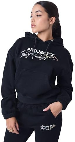 Project X Paris Sweat à Capuche brodé Noir XS