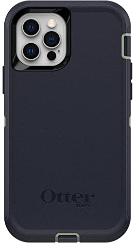 OTTERBOX DEFENDER SERIES SCREENLESS EDITION Case for iPhone 12 & iPhone 12 Pro - VARSITY BLUES (DESERT SAGE/DRESS BLUES)
