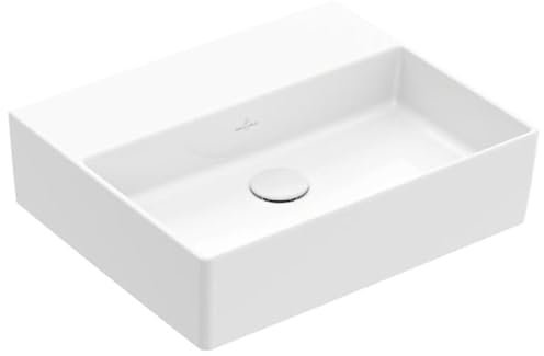 Villeroy & Boch Memento 2.0, lavabo mural, 500 x 420 mm, sans trou pour robinet, sans trop-plein, non poli, 4A2253, Coloris: Céramique blanche plus