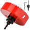 GUOQEE Scie-cloche en acier rapide HSS bi-métal pour bois, contreplaqué, PVC, cloison sèche et tôle - 83 mm