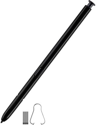 Sostituzione Stylus Touch S Pen compatibile con Samsung Galaxy Note 10 / Note 10 Plus (con Bluetooth) (nero)