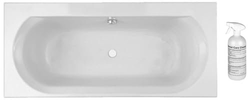 Jacob Delafon Baignoire Droite Elise, Deux Places + nettoyant 170 X 75