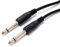 DRUT 10m 6.35mm 1/4 TS Mono Jack to Jack Plug Lead for Guitar, Amplifiers, Music Instruments, Speakers, Microphone Cable Straight Ends, Black 33ft