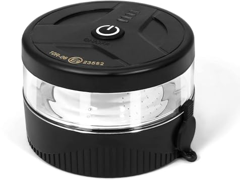 Agrieyes Wiederaufladbar Mini Leuchtfeuer mit Magnetischem Sockel, 12/24V Bernstein Stroboskop Lichter für Golfwagen, Sicherheit Warnung Warnung Lichter für Lastwagen, Bauwesen