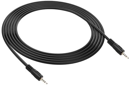 PNGKNYOCN 2.5mm Audio Aux Cable,2.5mm Male to Male TRRS Stereo Headset Headphone Jack Connector Cable for Smartphone,Headphone,Mp3 Player (Straight to Straight, 1.8M)