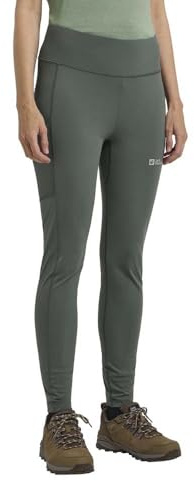 Jack Wolfskin Damen Klintal Tights Wanderhose, Slate Green, L EU