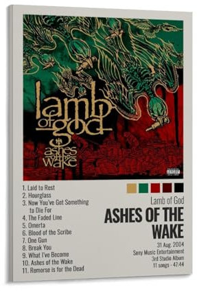 KKPLO Poster Lamm Gottes 5,090.2 cm, Asche des Waches, dekoratives Gemälde, Leinwand, Wandposter und Kunstdruck, moderne Familienschlafzimmer-Dekoration, Poster, 30 x 45 cm