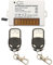 DieseRC Commutateur de télécommande de relais sans fil 2 canaux 433Mhz RF AC 220V 230V 10A Récepteur de relais avec 2 Porte-clés émetteurs, grosse borne de câblage câblage facile