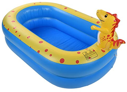 42x41x32in à Double Couche pour bébé Piscine Dinosaures d'eau Gonflable Piscine de Jeu