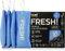 biped FRESH! premium shoe deodorizer - Schuhdeo gegen Geruch und Schweiß - Duft Schuhkissen mit Bambus Aktivkohle - Schuh Geruchsentferner für Sneaker, Schuhe und Sporttaschen z2925(AQUA, 4 Stück)