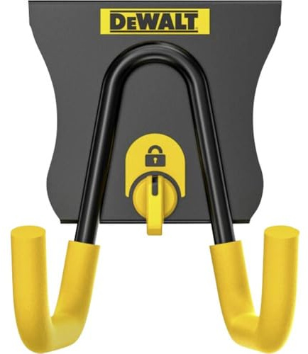 DEWALT DWST82805-1 Kurzer Standard-Werkzeugaufbewahrungshaken – ideal zum Aufhängen von Werkzeugen, Kabeln, Schläuchen und mehr in Werkstätten, Garagen oder Kellern