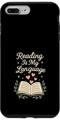 Leggere è il mio amore Lingua Libro Amante Letterario Custodia per iPhone 7 Plus/8 Plus