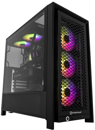 PCSpecialist Pro PC Gamer - AMD Ryzen 7 7700 3,80 GHz 8-Core, 32 Go DDR5 RAM, 12 Go GEFORCE RTX 5070, 2 to M.2 SSD, Windows 11