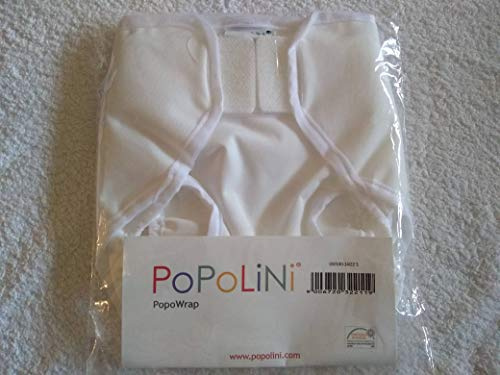 Popolini Überhose Bravowrap weiß, Größe S (3-6 kg), 1 Stück