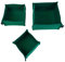 voigt design Filz-Körbchen 3er-Set Piccolo (20 Farben) - Korb - Box - Aufbewahrung - Utensilienkorb - Brotkorb - Obstkorb - Regalkorb - eckig - quadratisch (134 dunkelgrün)