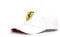 BRANDED Men's Cap with a Visor, White, One Size