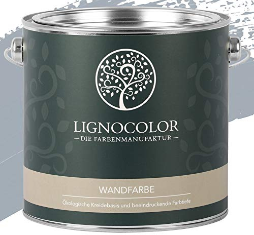 Lignocolor Wandfarbe Innenfarbe Deckenfarbe Kreidefarbe edelmatt 2,5 L (Metropolis)