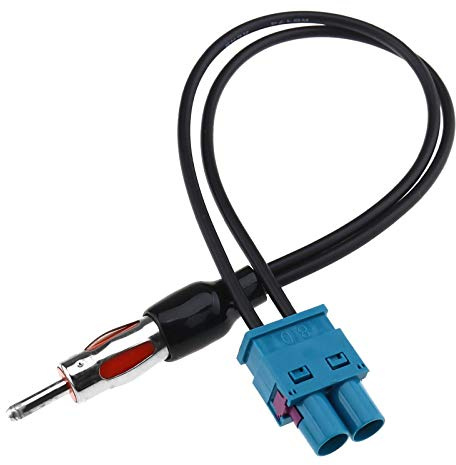 Create idea Adaptateur d'antenne Double Fakra Voiture vers DIN 2 Convertisseur Remplacement