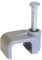 Grey 2.5mm Twin & Earth Cable Clips, Pack of 100, Maximum Cable Diameter 2.5 mm
