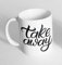 Take Away Novelty Ceramic Cup Gift Tea Coffee Mug 509 (Mug Only)