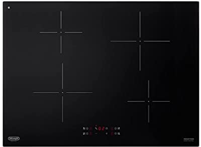 DE LONGHI PIN 72 PIANO COTTURA A INDUZIONE NERO 70 CM 4 ZONE