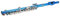 Flûte Piccolo, en Cupronickel Bleu Flûte Piccolo a une apparence brillante et une couleur uniforme pour les débutants