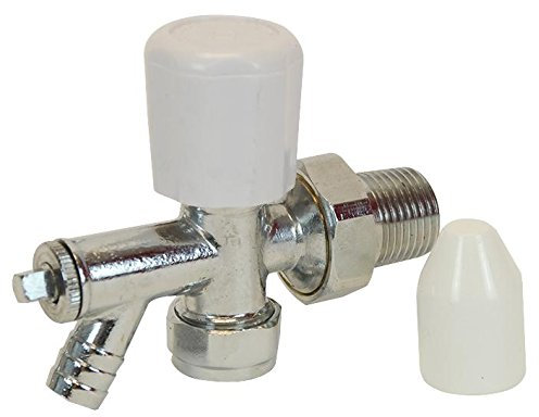 [UNBRANDED] 15MM RADIATOR VALVE WITH DRAIN OFF|FITTINGS HARDWARE PIPEWORK - RVD15