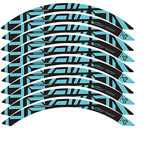 BUSEB Fahrradradaufkleber nukedestal MTB Rim Aufkleber Fahrradrad Set Decal Mountain Bike Rim Aufkleber Fahrradzubehör (Color : 27.5er Lake Blue)