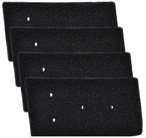 4 Pack Filter für Bauknecht Privileg Whirlpool HX 481010716911 Trockner Wärmepumpentrockner, Fein-Grob, 230 x 115 x 14mm, Schwammfilter Filtermatte Kondenstrockner für Bauknecht, Privileg, Maytag