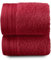 Top Towel – Premium – Große Badetücher – Badezimmerhandtücher – 2 Gesichts- oder Bidethandtücher – 30 x 50 cm – 100% Baumwolle – 600 Gramm - Granat