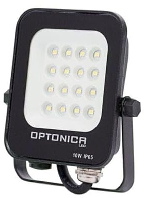 Projecteur LED Extérieur SMD 10W IP65 Noir - Unité/Blanc Neutre 4000K - 5500K