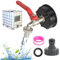 IBC Tank Adapter Zubehör, 3/4 Messing IBC Tank Zubehör S60X6 Grobgewinde IBC Adapter mit Schlauchanschluss, Wasserhahn IBC Container Tankadapter Für Ibc Regenwassertanks