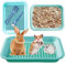 KAKOLOPT Bac à litière pour hamster, chinchilla furet, cochon d'Inde pour cage de sable, salle de bain, literie, pot à litière pour lapin, toilettes pour animaux domestiques, bac à litière pour petits