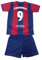 Futbol Club Barcelona Trikot und Hose - Lewandowski 9 - Erstausstattung Saison 2023/2024 - Offizielle Nachbildung mit Lizenz für Kinder, Blau/Weinrot, 4 Jahre