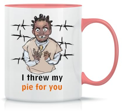 I Threw My Pie For You Orange Is The New Black Coffee Tea Cup Ceramic Classic Magic White Black Pink 330ml