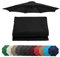 Auvent De Remplacement Pour Parasol 2m/2,7m/3m, 6 Baleines/8 Baleines Toile De Rechange Pour Parasol Déporté, Housse De Rechange Pour Parasol De Jardin Terrasse Plage (auvent Seulement) ( Color : Blac