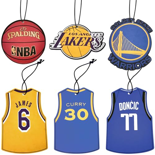 Belugsin 6 Stück Duftbaum Lustig Rückspiegel Lufterfrischer Auto Tuning Duftanhänger Car Air Freshener Hängend Set