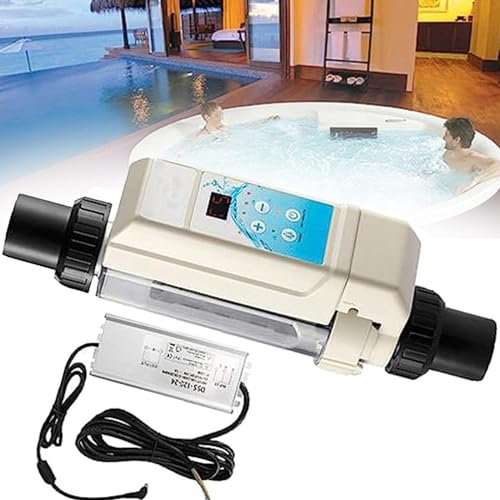 DPQYJPP Salt System Pool Salt Water Chlorator 8/12/16/20g/h Salt Chlorinator Self-Cleaning Pool Salt Chlorine Generator Pool Chlorine Generator Salt Chlorinator for Spa Swimming Pool,16g/h