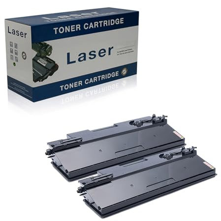 Ineecink Kompatibler Resttonerbehälter Als Ersatz Für Ricoh MP3554 Zur Verwendung Mit Ricoh Aficio MP2554SP MP2555SP MP3055SP MP4054SP MP5054SP MP6054SP Drucker, (Schwarz – 70000 Seiten),2 Pack