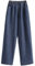 OATTIS Pantalones Sueltos De Cintura Elástica De Otoño De Pierna Recta Lavados Oscuros, Pantalones De Pierna Ancha, Jeans,3XL