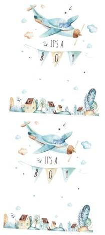 JOINPAYA 2 Sätze Märchen Stadt Wanda kleber Aufkleber Wandtattoo Flugzeug für Kinder kinderzimmer wandsticker wall stickers for room wandtattoo dekor Wandtattoo Kinderzimmer PVC